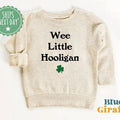 St Patricks Day Baby Wee Little Hooligan St Patrick'S Day Vintage Natural Crew Neck T-Shirts, Hoodie, Sweatshirt - T-Shirt, Sweatshirt, Hoodie