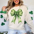 St Patricks Day Green Bow Shamrock St Patrick'S Clipart Lucky Ribbon Coquette St Patrick'S T-Shirts, Hoodie, Sweatshirt - T-Shirt, Sweatshirt, Hoodie