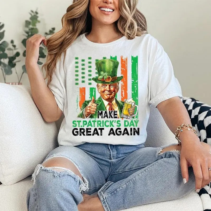St Patricks Day Trump Shirtfunny Political Trump Shirt Irish Drinking Trump Shirt St Paddys Day Trump Shirt St Patricks Trump Love T-Shirts, Hoodie, Sweatshirt - T-Shirt, Sweatshirt, Hoodie