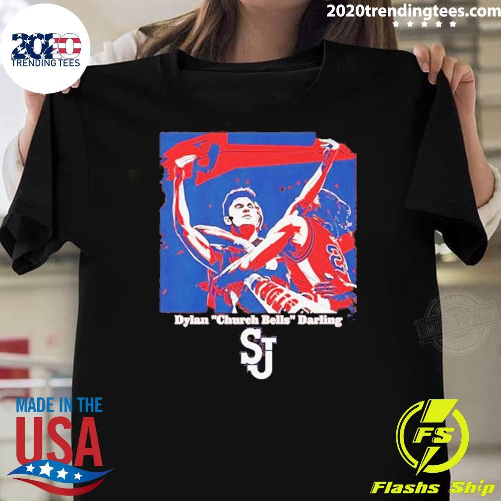 St. Johns Basketball Dylan Church Bells Darling 2026 Shirt Unisex T-shirt, Sweatshirt, Hoodie, Long Sleeve Tee - T-Shirt, Sweatshirt, Hoodie