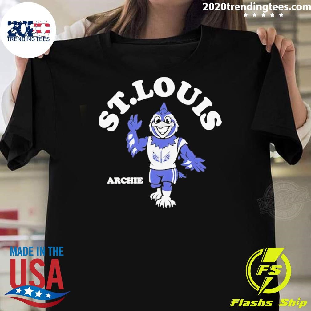St. Louis Battlehawks Archie Mascot 2026 Shirt Unisex T-shirt, Sweatshirt, Hoodie, Long Sleeve Tee - T-Shirt, Sweatshirt, Hoodie
