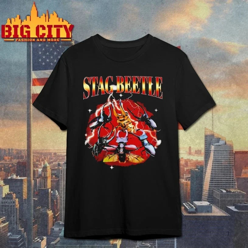 Stag Beetle Vintage graphic shirt Unisex T-shirt, Sweatshirt, Hoodie, Long Sleeve Tee - T-Shirt, Sweatshirt, Hoodie