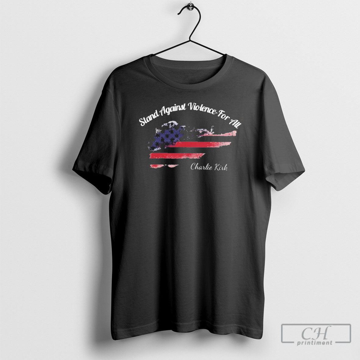 Stand Against Violence For All Charlie Kirk 1993 2025 Unisex T-shirt, Sweatshirt, Hoodie, Long Sleeve Tee - T-Shirt, Sweatshirt, Hoodie