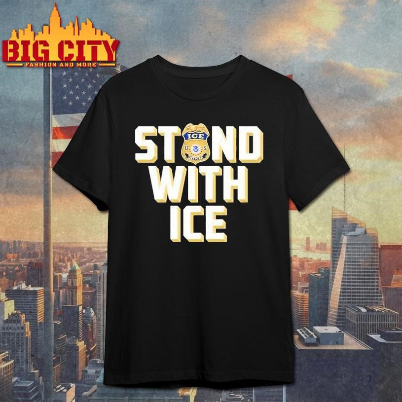 Stand With Ice Us Shirt Unisex T-shirt, Sweatshirt, Hoodie, Long Sleeve Tee - T-Shirt, Sweatshirt, Hoodie