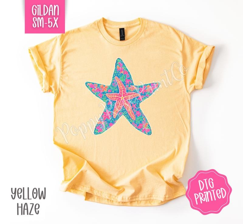 Starfish Shirt Gildan Beach Summer Plus Sizes Her T-Shirts, Hoodie, Sweatshirt - T-Shirt, Sweatshirt, Hoodie