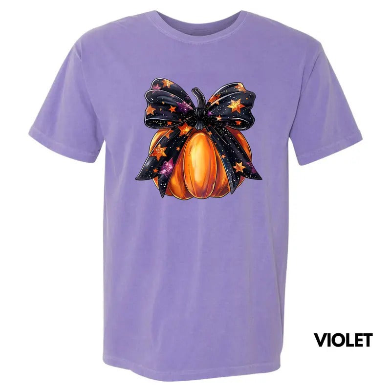 Starry Bow Pumpkin Comfort Colors 'NLB' T-Shirts, Hoodie, Sweatshirt - T-Shirt, Sweatshirt, Hoodie