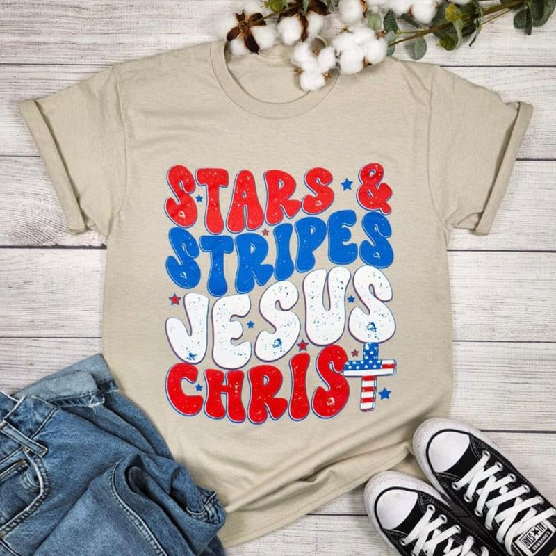 Stars Stripes Jesus Christ T-Shirts, Hoodie, Sweatshirt - T-Shirt, Sweatshirt, Hoodie