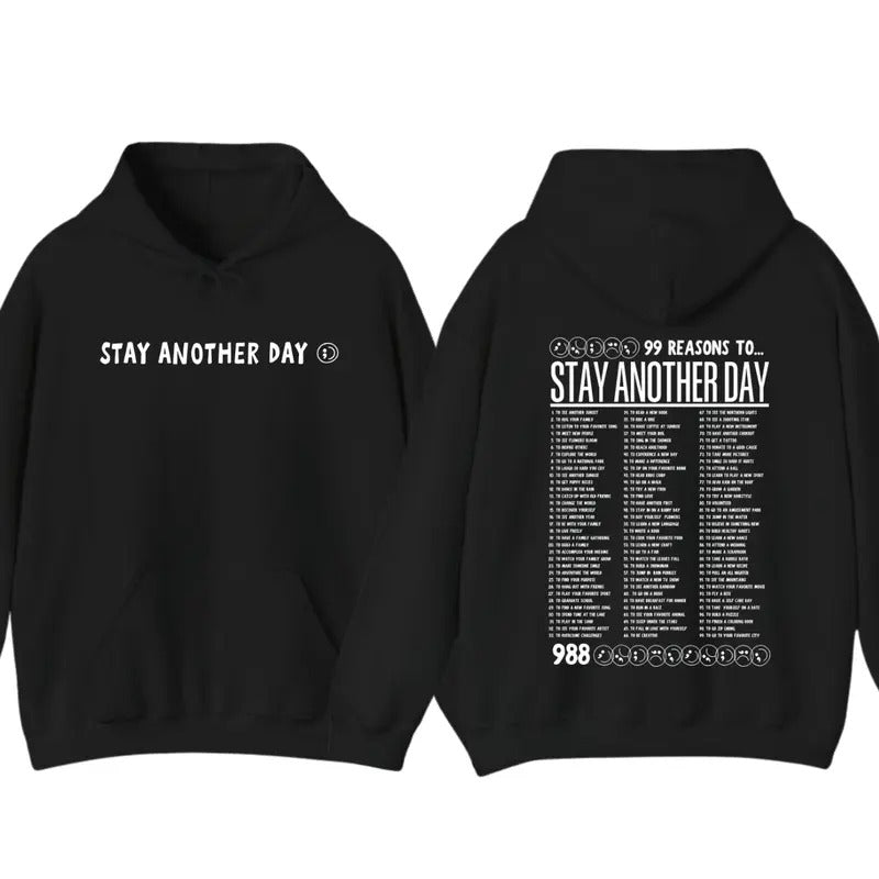 Stay Another Day Stay Another Day 99 Reasons Stay Unique . Brand Short Sleeve Cotton Material Clear Print Youthful Various Occasions Top Str T-Shirts, Hoodie, Sweatshirt - T-Shirt, Sweatshirt, Hoodie
