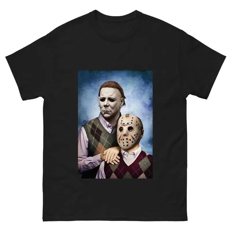 Step Brothers Horror: Michael Jason Family Portrait T-Shirts, Hoodie, Sweatshirt - T-Shirt, Sweatshirt, Hoodie