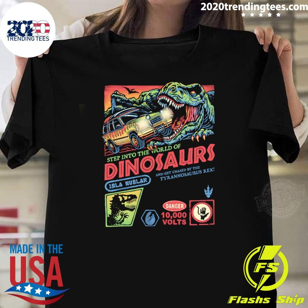 Step Into The World Of Dinosaurs Jala Muzlar Shirt Unisex T-shirt, Sweatshirt, Hoodie, Long Sleeve Tee - T-Shirt, Sweatshirt, Hoodie