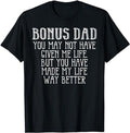 Stepdad Stepdad Bonus Dad Best Step Dad Daughter Shirt Casual Cotton Menswear T-Shirts, Hoodie, Sweatshirt - T-Shirt, Sweatshirt, Hoodie