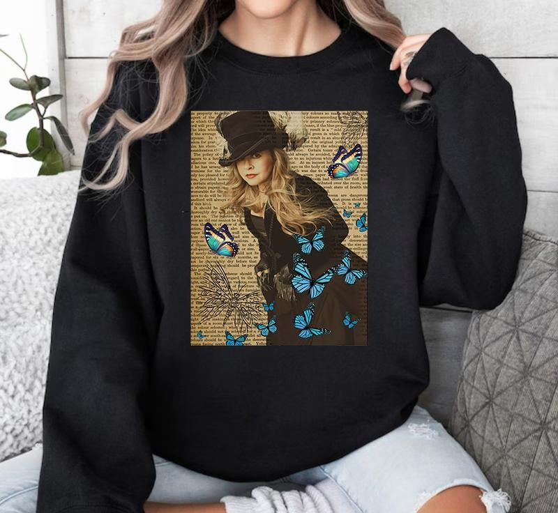 Stevie Nicks Butterfly Retro Dreamcatcher Shirt Stevie Nicks 2024 Tour Shirt Tour 2024 Music Tour Shirt Stevie Shirt Fan T-Shirts, Hoodie, Sweatshirt - T-Shirt, Sweatshirt, Hoodie