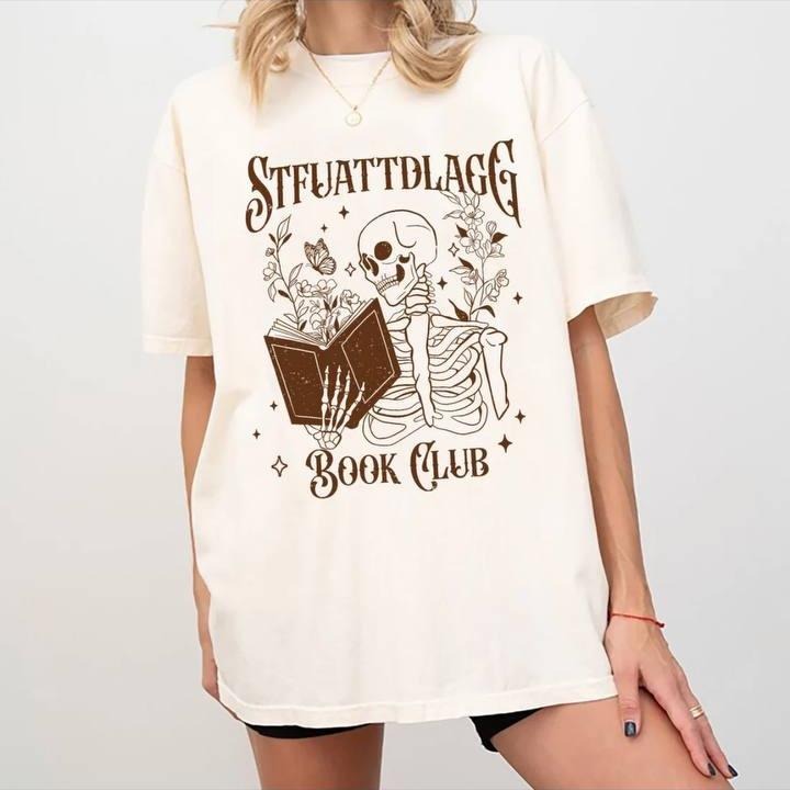 Stfuattdlagg Book Club Shirt Book Lover Bookworm Comfort Colors Shirts Bookish Book Lovers T-Shirts, Hoodie, Sweatshirt - T-Shirt, Sweatshirt, Hoodie