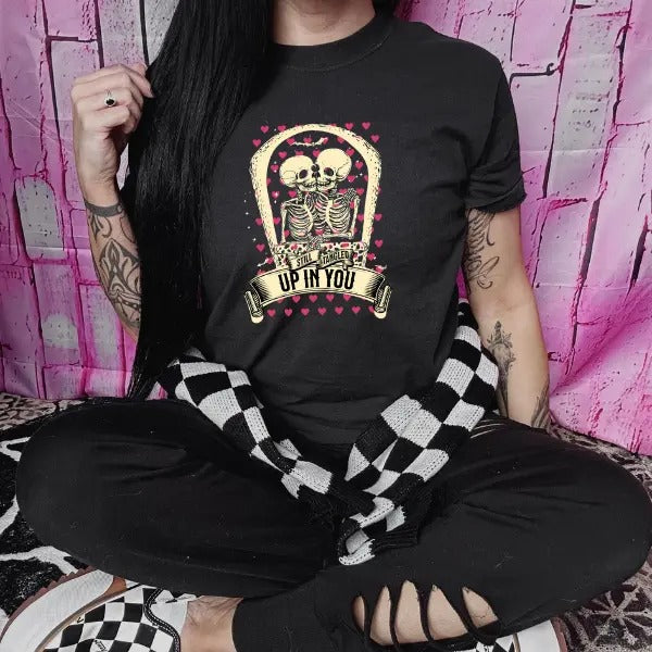 Still Tangled Up You Black Punk Alt Grunge Goth Skeleton T-Shirts, Hoodie, Sweatshirt - T-Shirt, Sweatshirt, Hoodie