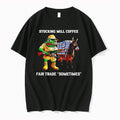 Stocking Mill Coffee Fair Trade Sometimes Pepe Frog Armed Explorer Donkey Tshirts Sweater Unisex T-shirt, Sweatshirt, Hoodie, Long Sleeve Tee - T-Shirt, Sweatshirt, Hoodie