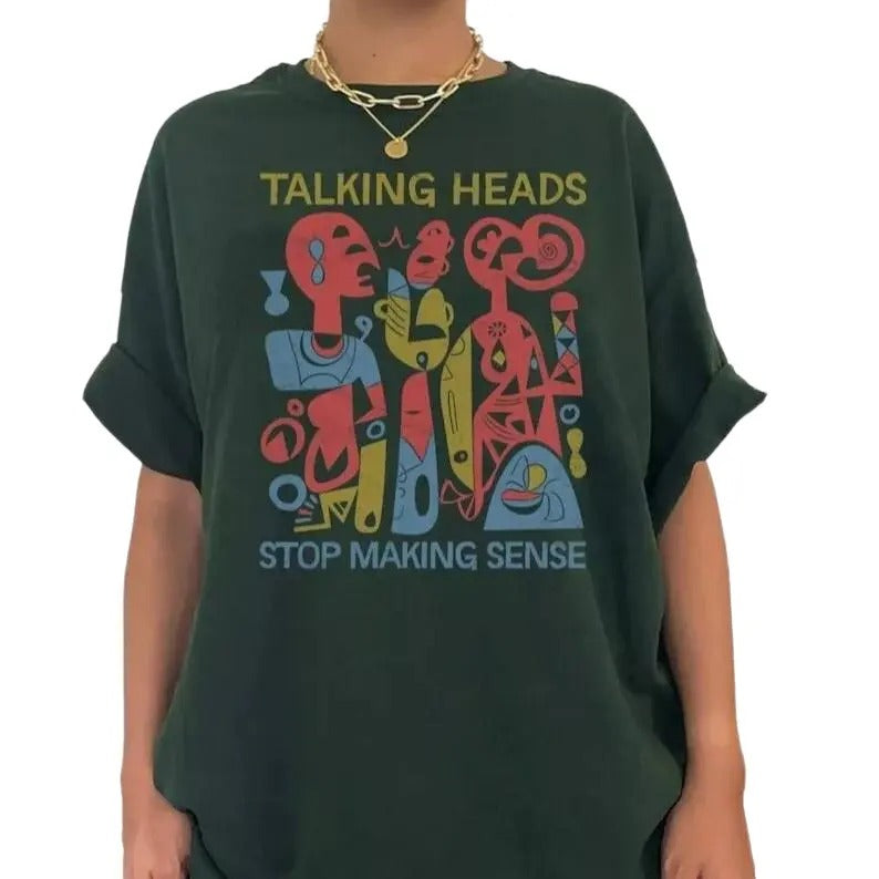 Stop Making Sense Talking Heads Shirt Talking Heads Retro 90s Music Shirt Vintage Rock Band Shirt T-Shirts, Hoodie, Sweatshirt - T-Shirt, Sweatshirt, Hoodie