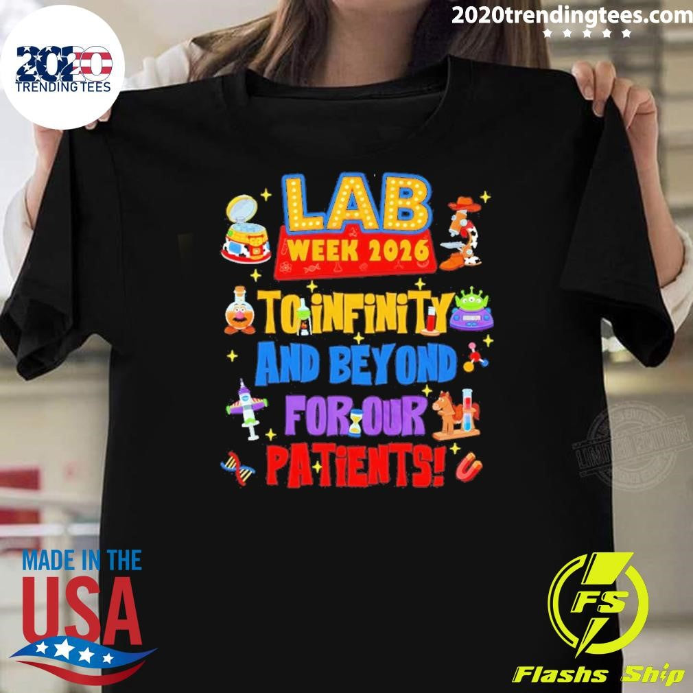 Story Lab Week 2026 To Infinity And Beyond For Our Patients Shirt Unisex T-shirt, Sweatshirt, Hoodie, Long Sleeve Tee - T-Shirt, Sweatshirt, Hoodie