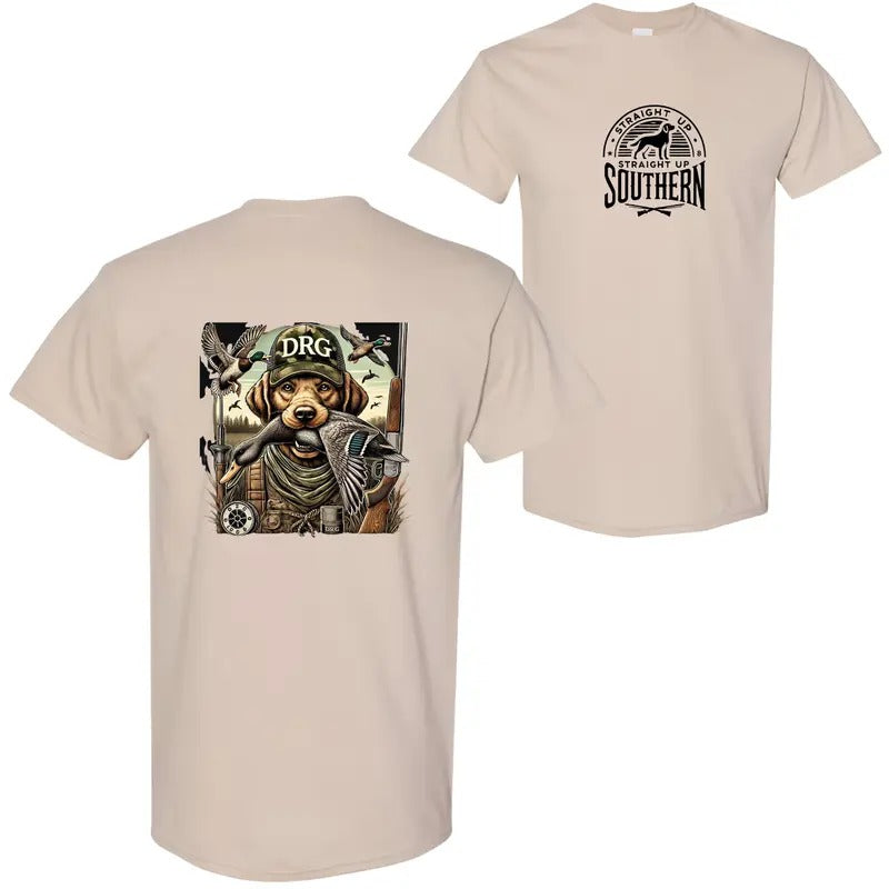 Straight Up Southern Duck Hunting DRG Hunting Dog Outdoor Enthusiasts Comfortable Casual T-Shirts, Hoodie, Sweatshirt - T-Shirt, Sweatshirt, Hoodie
