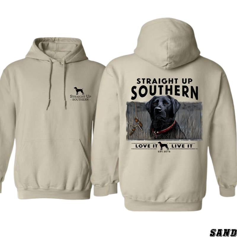 Straight Up Southern Labrador Country Boy Hoodi Es Country Dog Lovers Casual Comfortable Menswear T-Shirts, Hoodie, Sweatshirt - T-Shirt, Sweatshirt, Hoodie