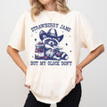 Strawberry Jams But My Glock Don'T Comfort Colors Shirt Western Cowboy Raccoon Funny Meme Raccoon Lovers Womenswear T-Shirts, Hoodie, Sweatshirt - T-Shirt, Sweatshirt, Hoodie