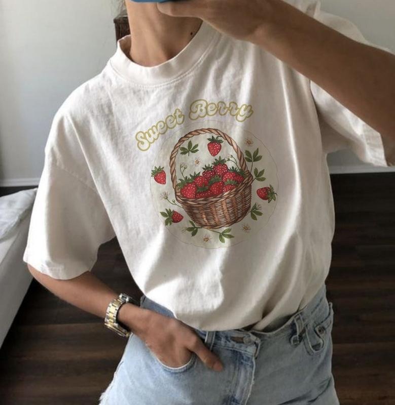 Strawberry Shirt Summer Farm Berry Sweet Mom T-Shirts, Hoodie, Sweatshirt - T-Shirt, Sweatshirt, Hoodie