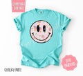 Strawberry Smiley Comfort Colors Shirt Cute Floral Happy Face Summer Her T-Shirts, Hoodie, Sweatshirt - T-Shirt, Sweatshirt, Hoodie