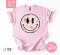 Strawberry Smiley Gildan Shirt Cute Floral Happy Face Summer Her T-Shirts, Hoodie, Sweatshirt - T-Shirt, Sweatshirt, Hoodie