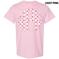 Strawberry Stripe Monogram Gildan Short Sleeve 'NLB' T-Shirts, Hoodie, Sweatshirt - T-Shirt, Sweatshirt, Hoodie