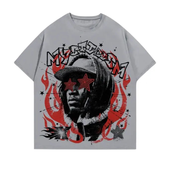 Street Life Portrait Printed Short Sleeve Suitable Spring & Summer Daily Size S 3XL Top Womenswear Underwear Humen Underwear Lady Streetwear Human Shoe Tropical Wetsuit T-Shirts, Hoodie, Sweatshirt - T-Shirt, Sweatshirt, Hoodie