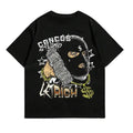 Street Life Printed Short Sleeve Round Neck Size S 3XL Top Womenswear Underwear Humen Underwear Lady Streetwear Human Shoe Tropical T-Shirts, Hoodie, Sweatshirt - T-Shirt, Sweatshirt, Hoodie