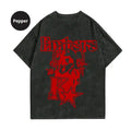 Street Life Short Sleeve Crinkled Snowflake Letter & Star Print Size S 3XL Top Womenswear Underwear Humen Underwear Lady Streetwear Human Shoe Tropical T-Shirts, Hoodie, Sweatshirt - T-Shirt, Sweatshirt, Hoodie