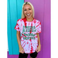 Stressed Blessed & Obsessed Red Tie Dye T-Shirts, Hoodie, Sweatshirt - T-Shirt, Sweatshirt, Hoodie