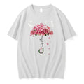 Strong Girl Flower Never Give Up Breast Cancer Tshirts Sweater Unisex T-shirt, Sweatshirt, Hoodie, Long Sleeve Tee - T-Shirt, Sweatshirt, Hoodie