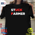 Stuck Farmer Fuck Graphic Shirt Unisex T-shirt, Sweatshirt, Hoodie, Long Sleeve Tee - T-Shirt, Sweatshirt, Hoodie