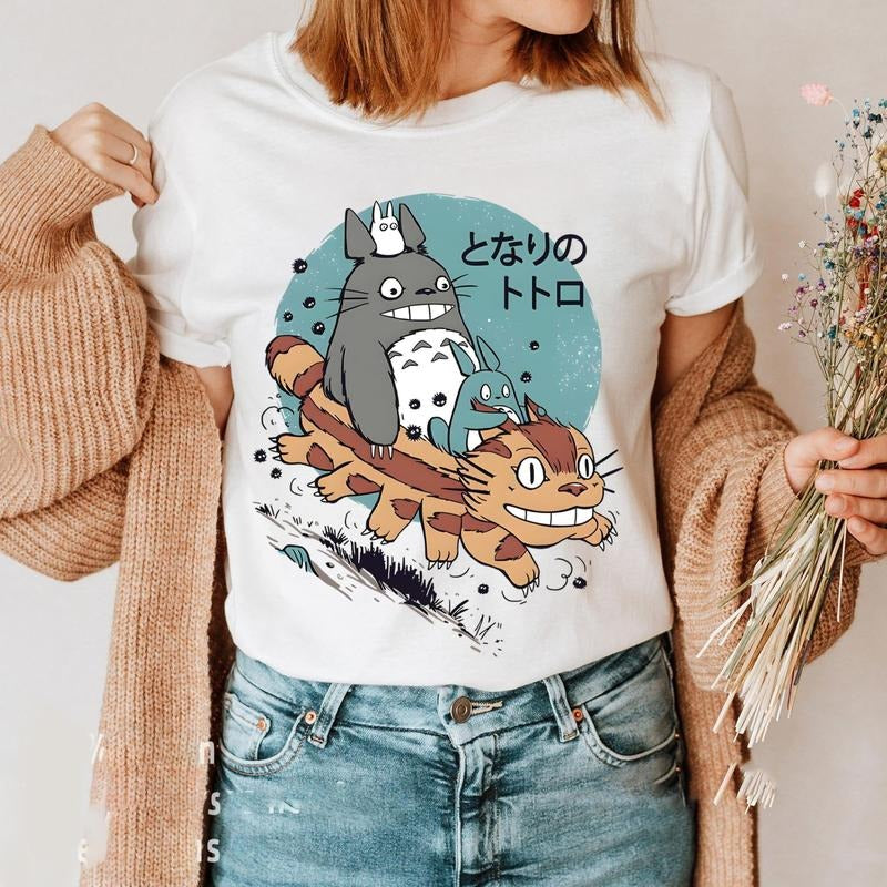 Studio Ghibli Cute Anime Shirt Comfort Colors T-Shirts, Hoodie, Sweatshirt - T-Shirt, Sweatshirt, Hoodie
