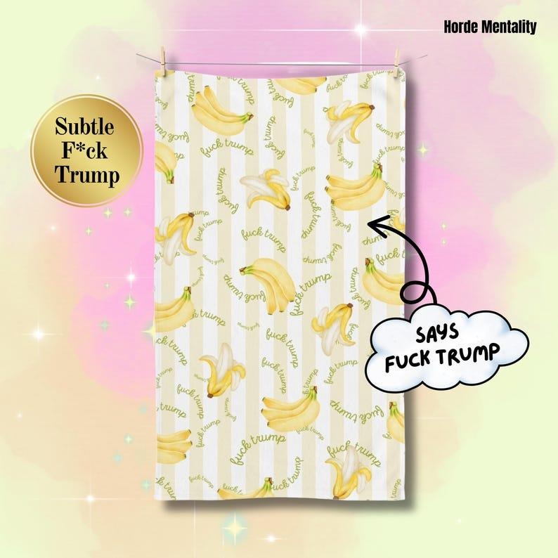 Subtle Anti Trump Hand Towel Banana Hand Towel Funny Political Home Decor Political Hand Towel Anti Fascist Home Decor Liberal Leftist T-Shirts, Hoodie, Sweatshirt - T-Shirt, Sweatshirt, Hoodie