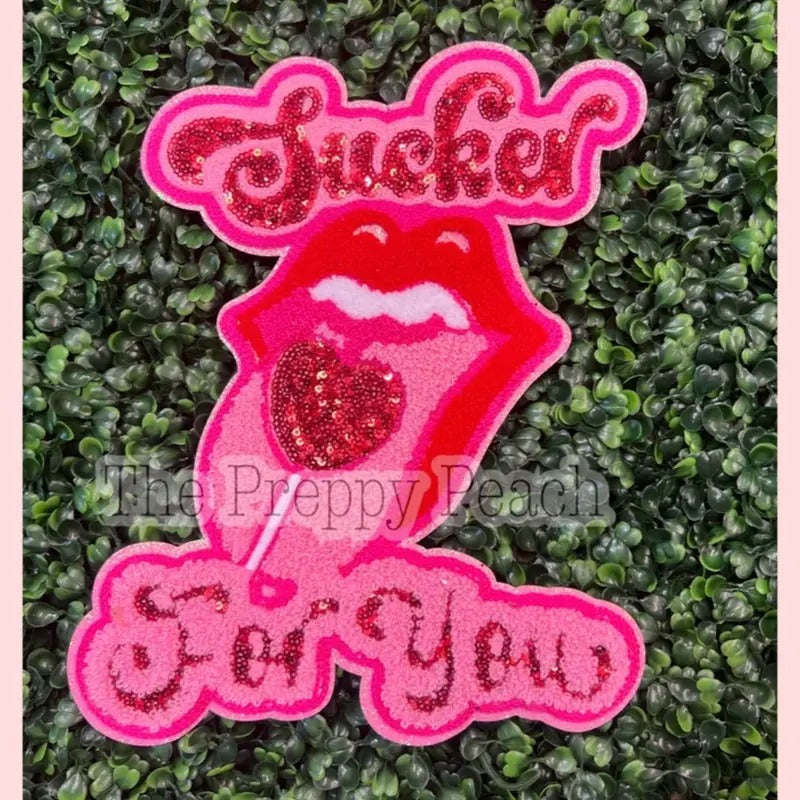 Sucker You Valentine Chenille Patch Chenille Patch Patch Iron Patch T-Shirts, Hoodie, Sweatshirt - T-Shirt, Sweatshirt, Hoodie