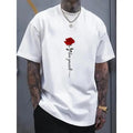 Summer Casual Crew Neck Cotton Shirt Soft Slight Stretch Fabric Alphabets Pattern Machine Washable Regular Fit Knit Fabric Hot WeatherMade USA T-Shirts, Hoodie, Sweatshirt - T-Shirt, Sweatshirt, Hoodie