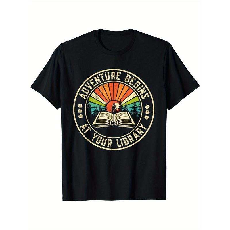 Summer Reading Adventure Begins" 100% Cotton Perfect Book Lovers Machine Washable Casual Fit Black Sizes S XXXL Best Thanksgiving Made USA T-Shirts, Hoodie, Sweatshirt - T-Shirt, Sweatshirt, Hoodie
