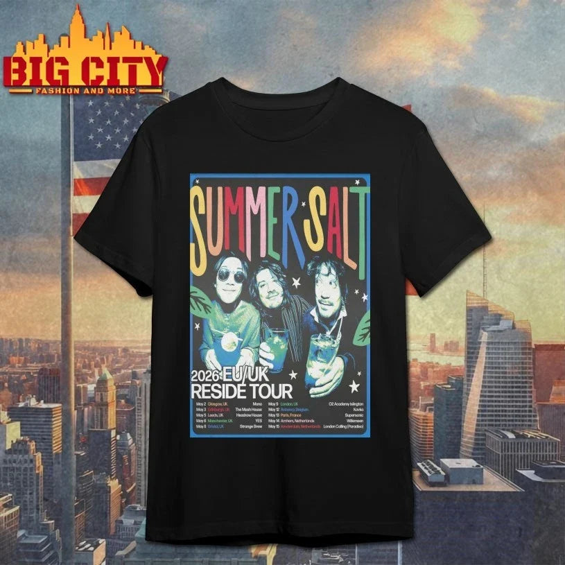 Summer Salt EU-UK 26 Tour Poster shirt Unisex T-shirt, Sweatshirt, Hoodie, Long Sleeve Tee - T-Shirt, Sweatshirt, Hoodie