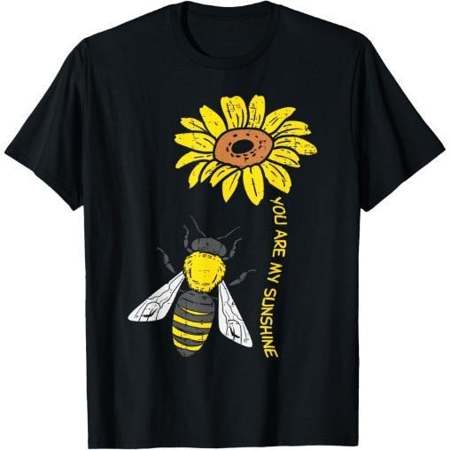 Sunflower Bee You Are Sunshine Vintage Nature Environment Made USA T-Shirts, Hoodie, Sweatshirt - T-Shirt, Sweatshirt, Hoodie