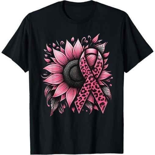 Sunflower Pink Breast Cancer Awareness Made USA T-Shirts, Hoodie, Sweatshirt - T-Shirt, Sweatshirt, Hoodie