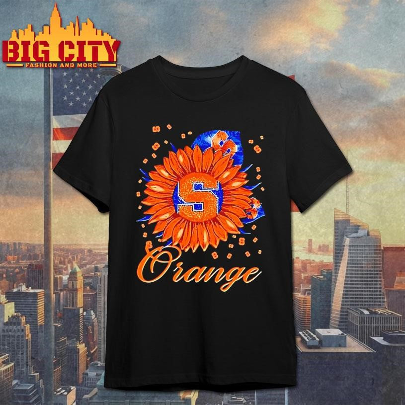 Sunflower X Syracuse Orange Football Logo Shirt Unisex T-shirt, Sweatshirt, Hoodie, Long Sleeve Tee - T-Shirt, Sweatshirt, Hoodie