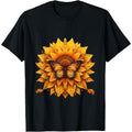 Sunflower Butterfly Floral Vintage Cool Made USA T-Shirts, Hoodie, Sweatshirt - T-Shirt, Sweatshirt, Hoodie