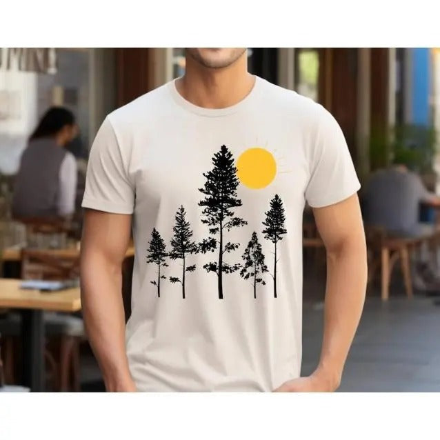 Sunrise Nature Shirt Forest Nature Shirt Camping Shirt Outdoors Environmental Shirt Made USA T-Shirts, Hoodie, Sweatshirt - T-Shirt, Sweatshirt, Hoodie