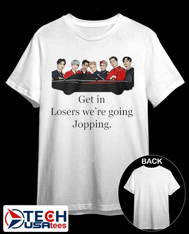 Superm get in loser were going jopping shirt Unisex T-shirt, Sweatshirt, Hoodie, Long Sleeve Tee - T-Shirt, Sweatshirt, Hoodie