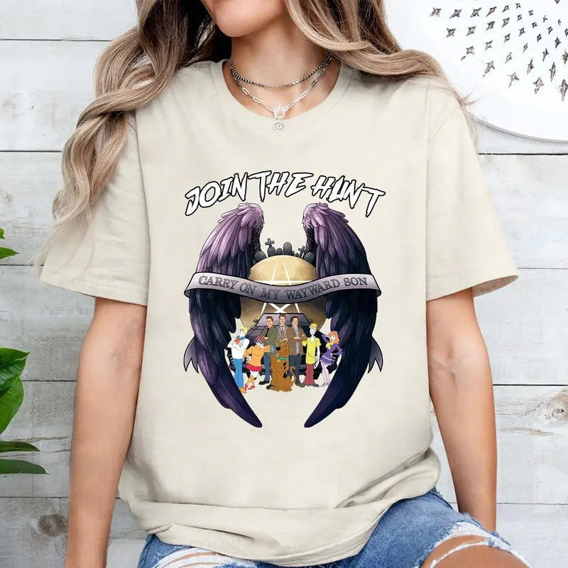 Supernatural Join Hunt Supernatural Vintage Woman Man T-Shirts, Hoodie, Sweatshirt - T-Shirt, Sweatshirt, Hoodie