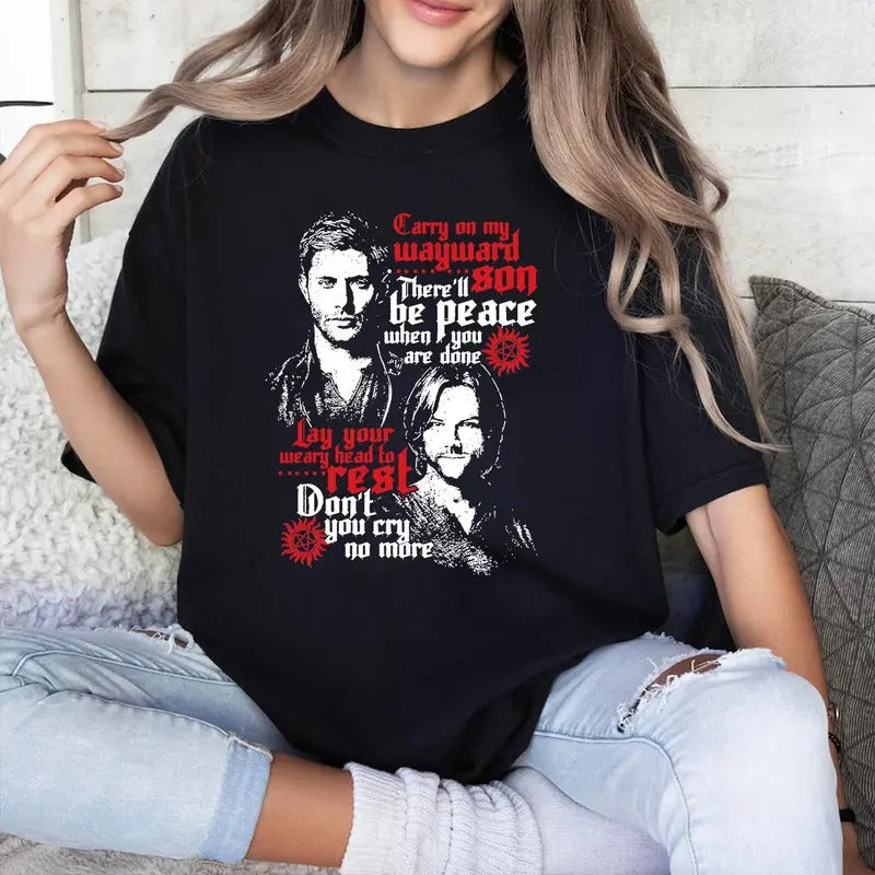Supernatural Shirt Supernatural Dean Sam Woman Man T-Shirts, Hoodie, Sweatshirt - T-Shirt, Sweatshirt, Hoodie