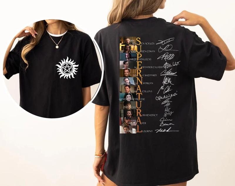 Supernatural Supernatural Vintage Woman Man Casual Cotton Top Womenswear Basic T-Shirts, Hoodie, Sweatshirt - T-Shirt, Sweatshirt, Hoodie