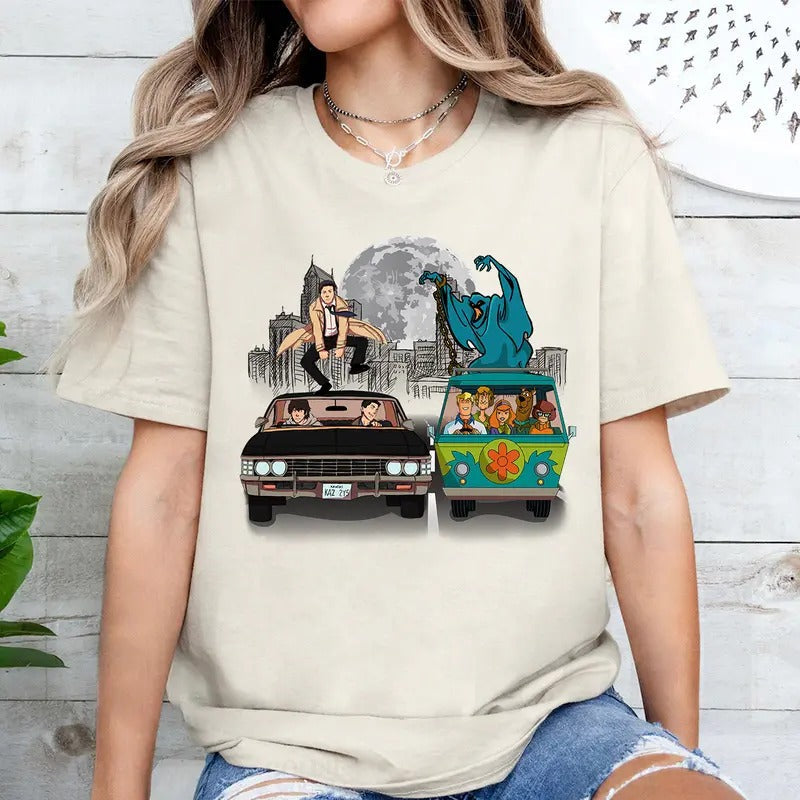 Supernatural Vintage Supernatural Woman Man Casual Cotton T-Shirts, Hoodie, Sweatshirt - T-Shirt, Sweatshirt, Hoodie